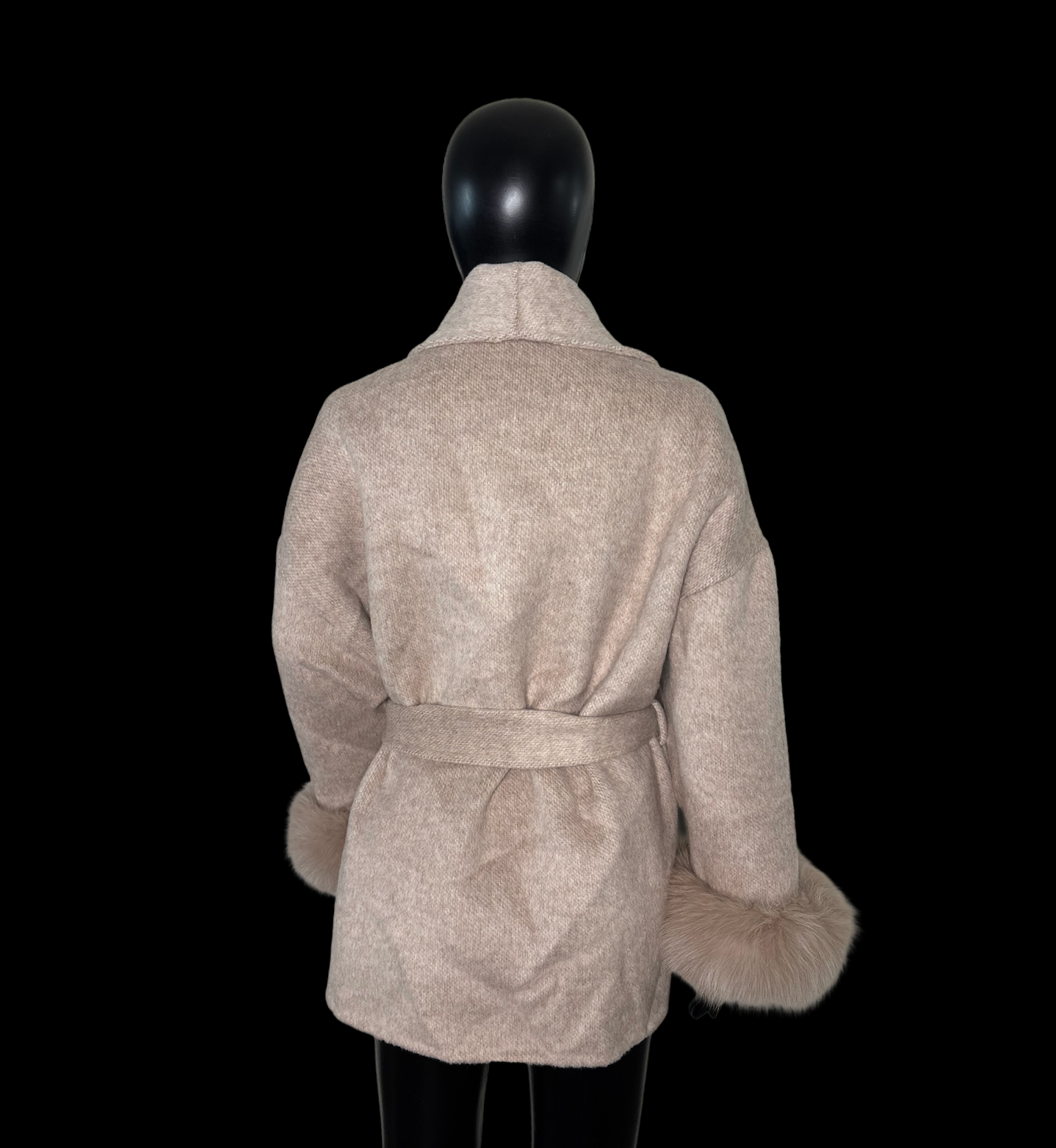 BEIGE WOOL TRENCH