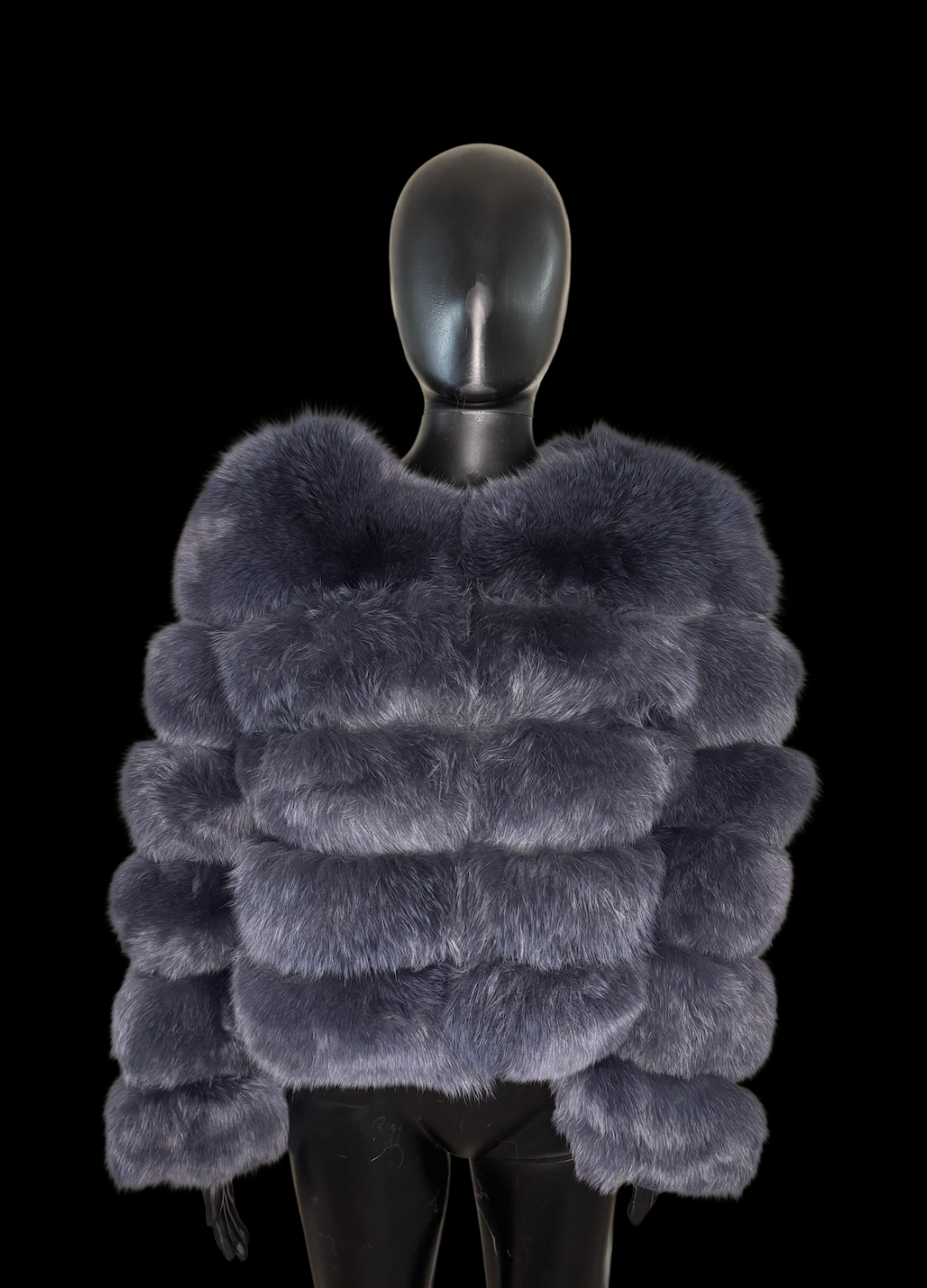 BUBBLE FUR NAVY BLUE