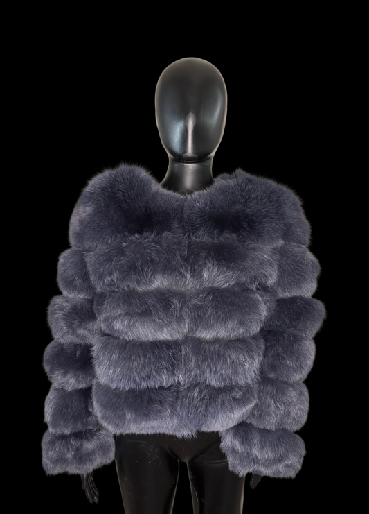 BUBBLE FUR NAVY BLUE